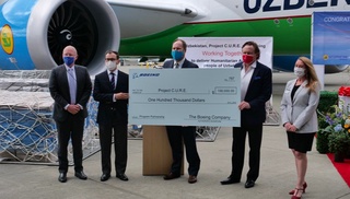 AQSHdan Orolbo'yi mintaqasiga gumanitar yuklarning birinchi partiyasi yuborildi