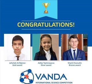 Президент мактаблари ўқувчилари Сингапур халқаро «Ванда» танловида олтин, кумуш ва бронза медалларини қўлга киритди