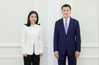 Саида Мирзиёева Қозоғистон давлат маслаҳатчиси Ерлан Карин билан учрашди
