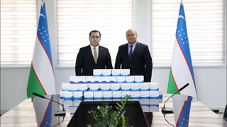 В Узбекистан в качестве безвозмездной помощи доставлены экспресс-тесты для выявления COVID-19