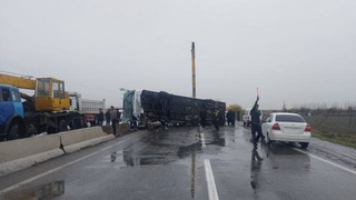 В Самаркандской области перевернулся рейсовый автобус - один человек погиб