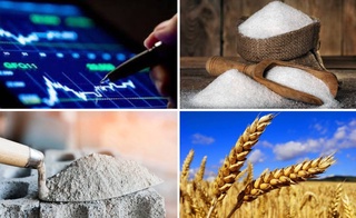 На Узбекской республиканской товарно-сырьевой бирже снизились цены на сахар, цемент и пшеницу