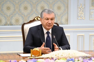 President Shavkat Mirziyoyev receives the Minister of Health of Russia