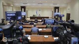 Oʻzbekiston Respublikasi Oliy Majlisi Senatining oʻn toʻrtinchi yalpi majlisi oʻz ishini boshladi