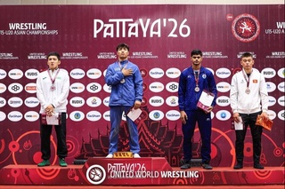 Юные греко-римские борцы сборной Узбекистана успешно стартовали на чемпионате Азии U20