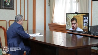 Состоялась встреча с председателем британской Всепартийной парламентской группы по Узбекистану Э. Бридженом