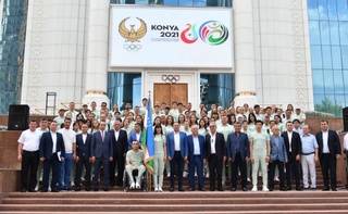 Состоялись проводы спортсменов на V игры Исламской солидарности