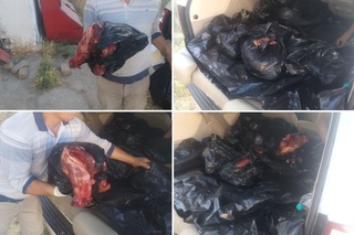 Белгісіз жануардың тұтынуға жарамсыз еті жойылды