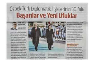 Ўзбекистон - Туркия: мустаҳкам тарихий ришталар боғланган қардош мамлакатлар