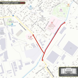 Тошкентда айрим йўллар икки ойга ёпилади