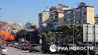 Исроилнинг Байрутга ҳужуми оқибатида турар-жой биноси вайрон бўлди