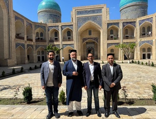 Representatives of the UAE delegation visited the ziyarat facilities of Bukhara