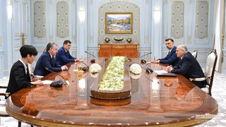 The President of Uzbekistan receives the OSCE Chairman-in-Office