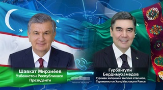 The President of Uzbekistan congratulates the National Leader of the Turkmen People