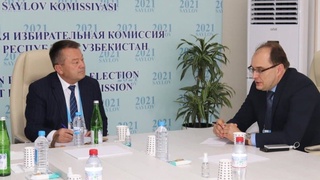 Миссия наблюдателей от СНГ ознакомилась с деятельностью Андижанской и Наманганской окружных избирательных комиссий