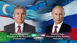 President of Uzbekistan holds a phone call with President of Russia