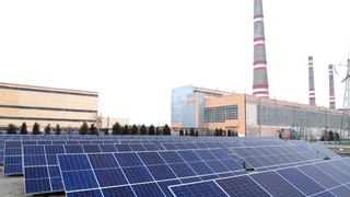 Sirdaryo IESda 1,3 MVt quvvatli quyosh fotoelektr stansiyasi ishga tushirildi