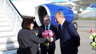 Озарбайжон Миллий Межлиси Раиси Ўзбекистонга келди