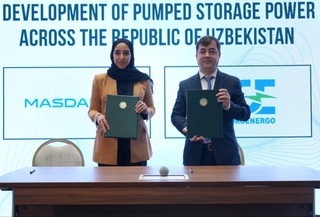 «Узбекгидроэнерго» и Masdar подписали соглашение об реализации проектов гидроаккумулирующих гидроэлектростанций в Узбекистане