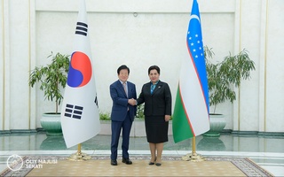 Tanzila Narbayeva Pak Byon Sok bilan uchrashdi