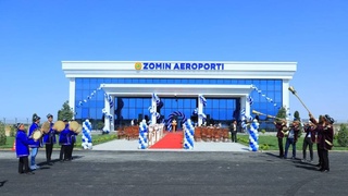 Zomin aeroporti foydalanishga topshirildi