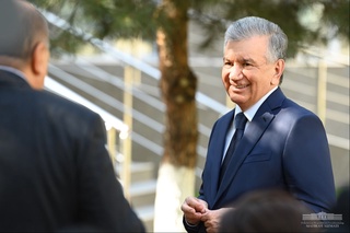 The President visits Football Academy