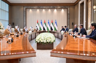 The President of Uzbekistan reviews plans to expand investment cooperation with the UAE