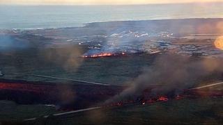 Volcano Erupts in Iceland, Sending Lava Flowing Into Small Town
