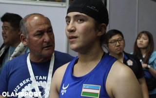 Мавлуда Мавлонова в финале ЧМ среди военнослужащих по боксу!