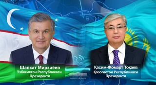 Қазақстан басшысы Өзбекстан басшысын туған күнімен құттықтады