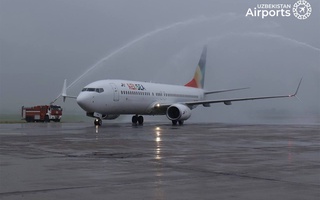 Red Sea авиакомпанияси Тошкентга биринчи рейсини амалга оширди