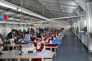 Лангар қишлоғи аёлларининг орзуси рўёбга чиқди ҳудудда катта ва замонавий тикув цехи иш бошлади