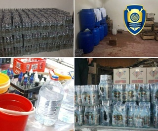 Savdo doʻkoniga qoʻlbola alkogol mahsulotlarini yetkazib berayotgan shaxslar ushlandi