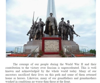 Хитойнинг «Diplomat» журналида Иккинчи жаҳон урушидаги ўзбек халқининг жасорати эътироф этилган