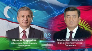 Состоялся телефонный разговор с Президентом Кыргызской Республики Сооронбаем Жээнбековым