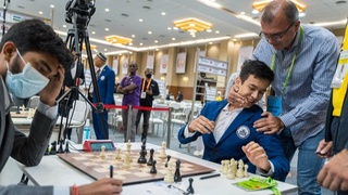 Шахматисты Узбекистана сыграли вничью с Индией-2