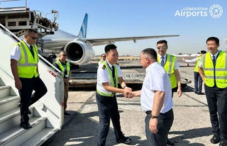 Қытай жүк әуе компаниясының алғашқы чартерлік рейсі Ташкентте қарсы алынды
