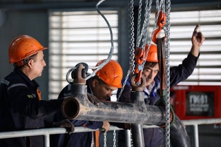 На Навоийской ТЭС продолжаются капитальные ремонтные работы