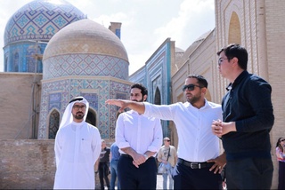 The UAE delegation visited historical monuments and shrines of Samarkand