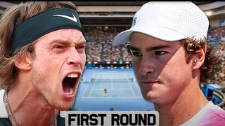 Россиянин Андрей Рублев сенсационно проиграл 18-летнему бразильцу в первом круге Australian Open