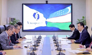 Лазиз Кудратов провел встречу с делегацией ЕБРР