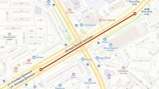 Тошкентда яна бир кўча автотранспорт воситаларининг қатнови учун тўлиқ ёпилади