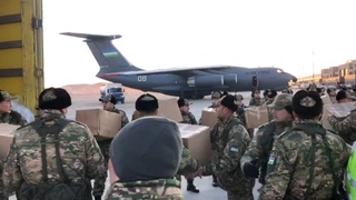 Ҳавопаймои махсуси Ӯзбекистон ба Туркия омад