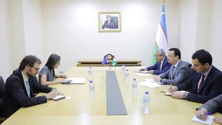 В МИВТ состоялись переговоры с главой Делегации Европейского Союза в Республике Узбекистан Шарлотт Адриан