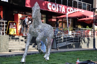 Taras Shevchenko koʻchasidagi gastronomik alleyaning birinchi bosqich qurilish ishlari yakunlandi