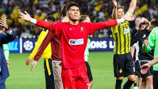 Вратарь Темирлан Анарбеков вытащил «Кайрат» в матче с «Селтиком»