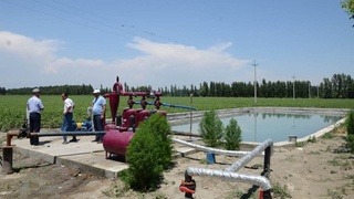 Учкўприк далаларида замонавий суғориш технологиялари жорий этилди