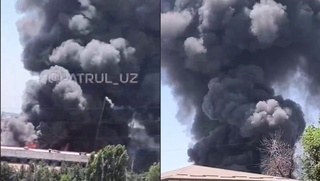 Тошкентдаги омборхонада ёнғин чиқди