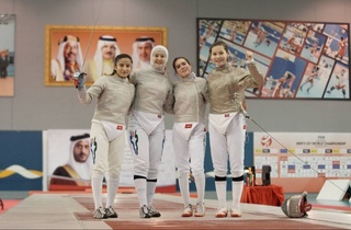 The national team of Uzbekistan won gold at the World Cup in sabre fencing among young people