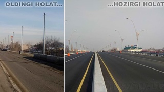 Пойтахтимизда янгиланган йўл ўтказгич ишга тушди